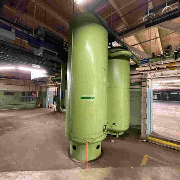 Vertical Compressed Air Receiver Tank