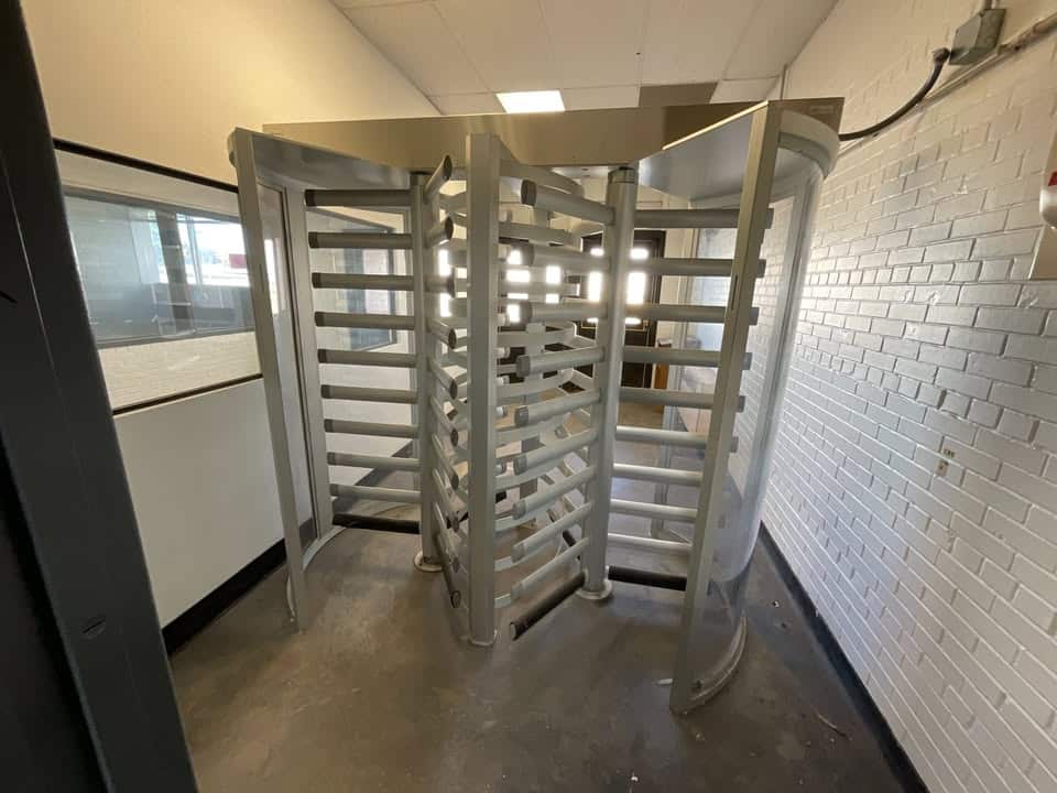 Boon Edam Entrance/Exit Security Turnstile
