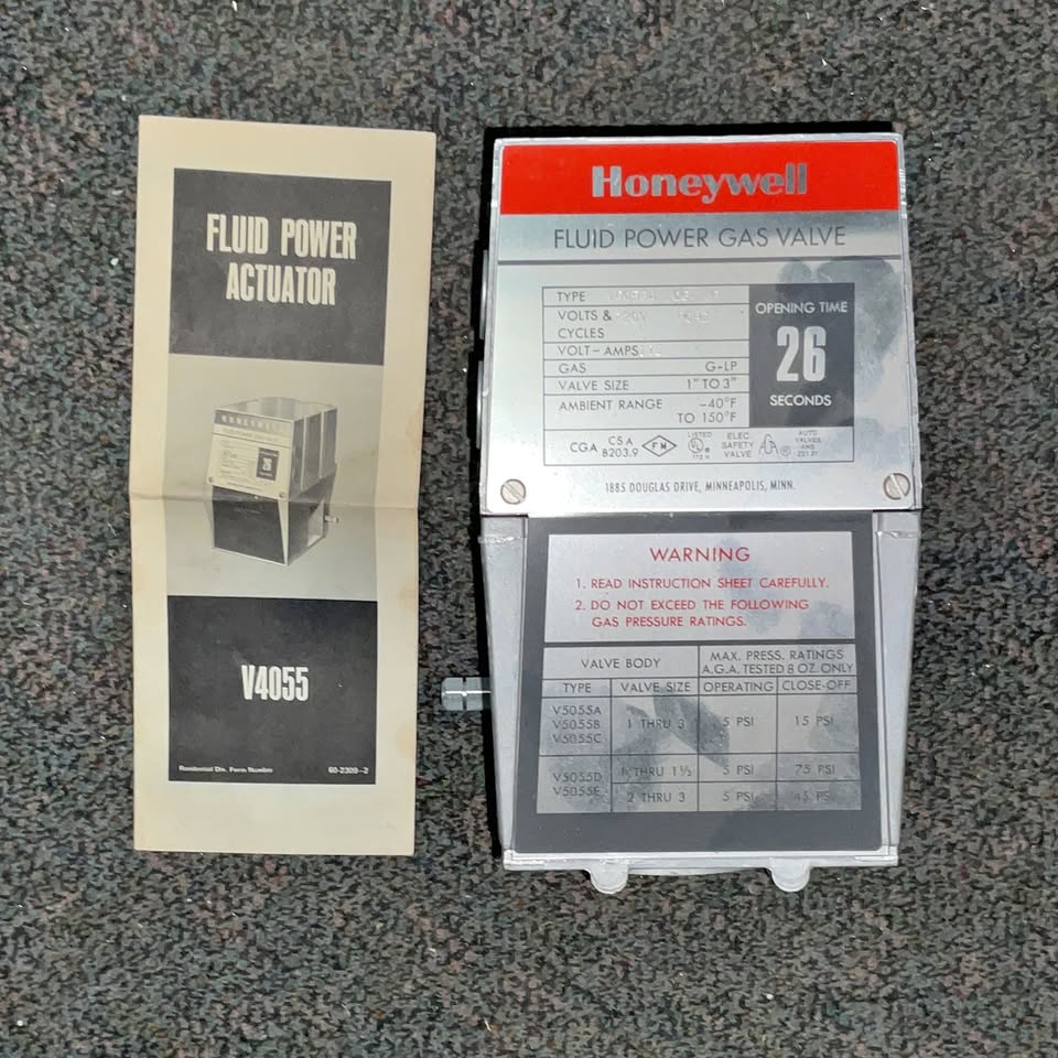 Honeywell Fluid Power Gas Valve