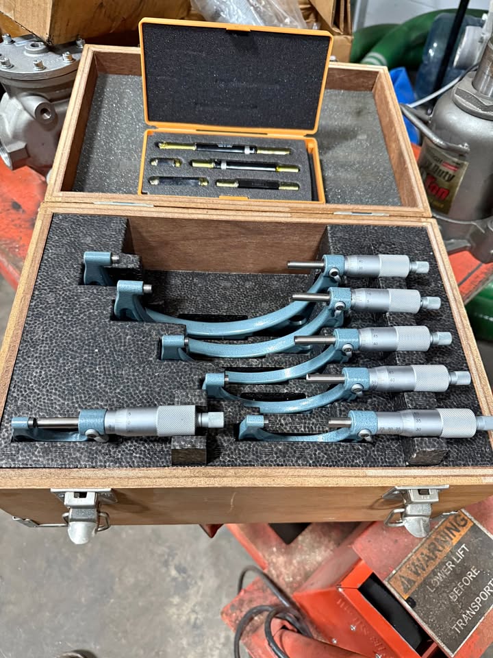 Mechanical Outside Micrometer: Set of 6