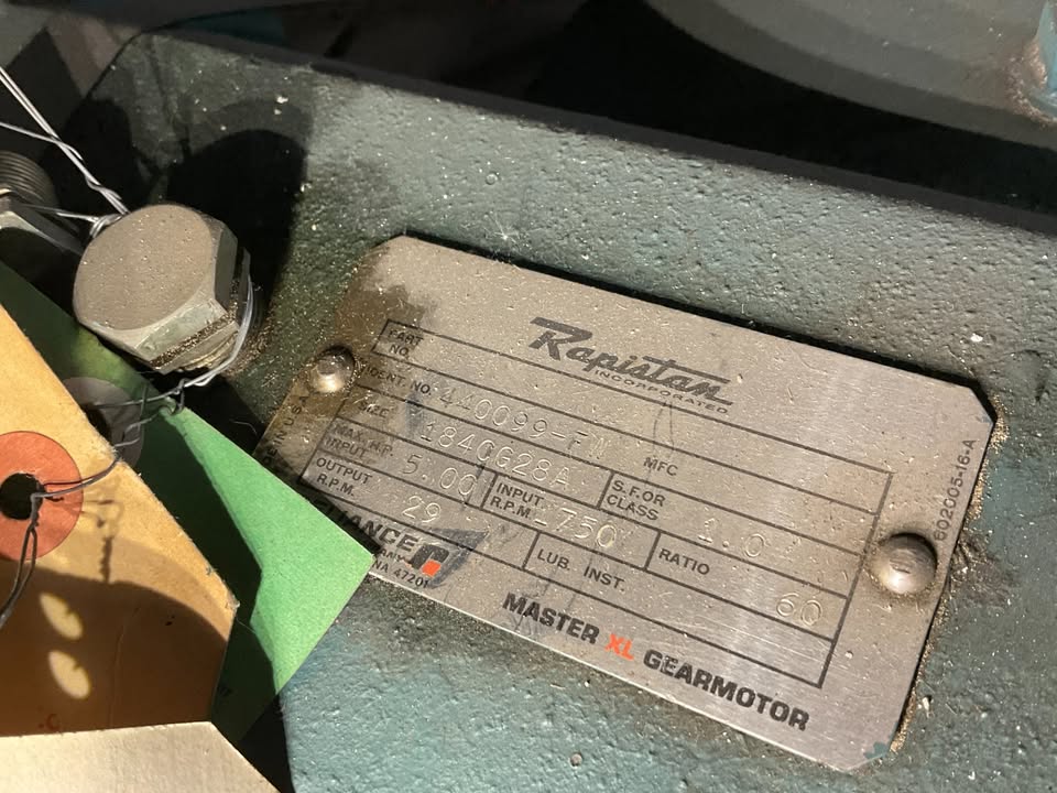 Reliance Right-Angle Gear Motor 60:1