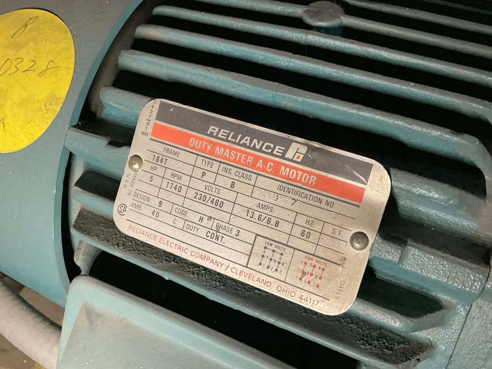 Reliance Right-Angle Gear Motor 60:1