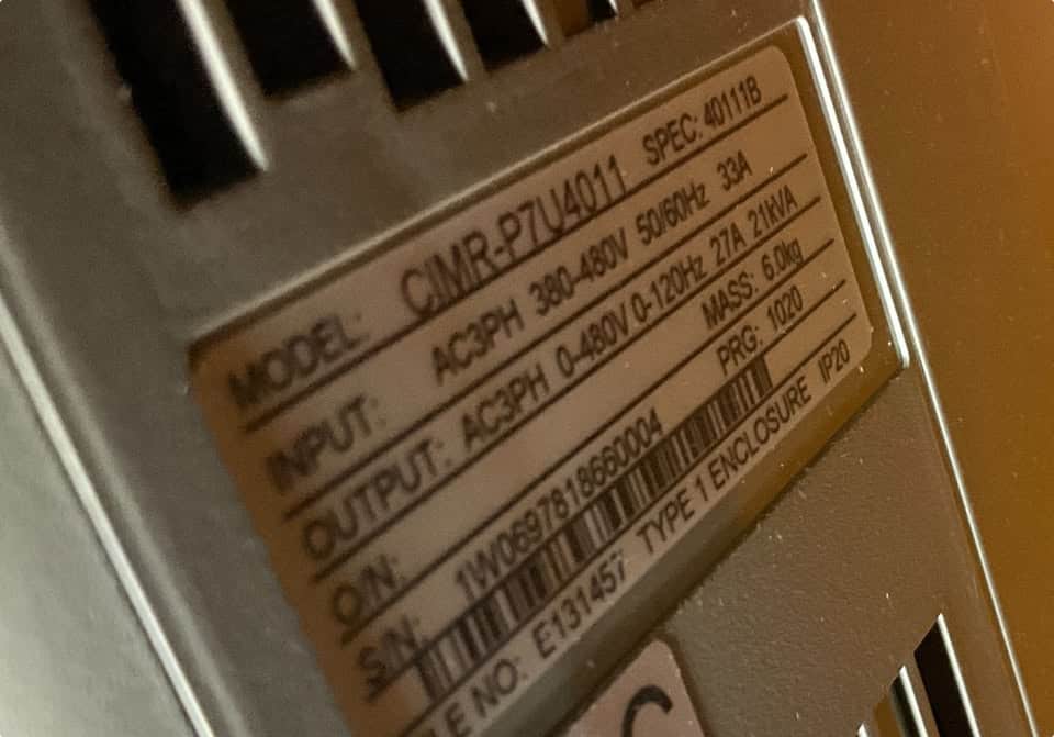 Yaskawa Varispeed P7 Drive